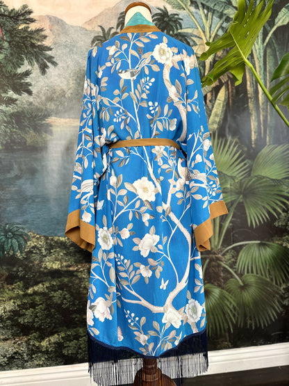 Camellia Robe- Cobalt