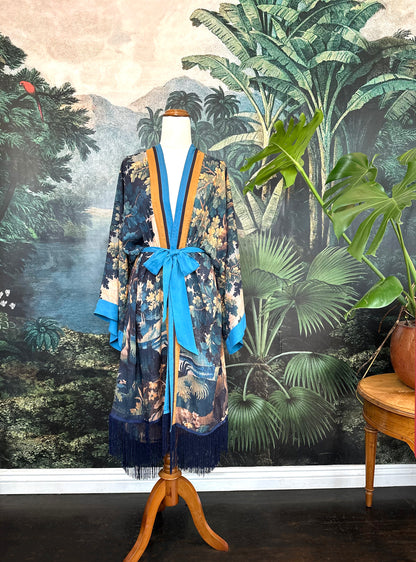 French Tapestry Night Robe