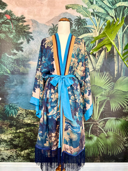 French Tapestry Night Robe