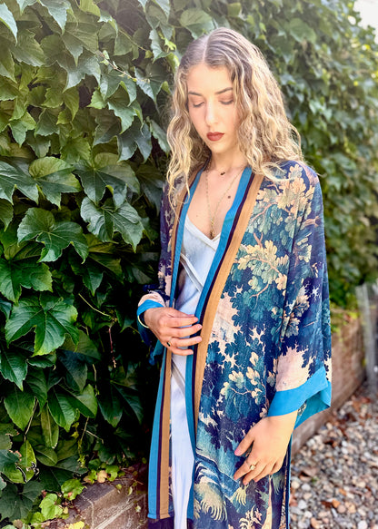 French Tapestry Night Robe