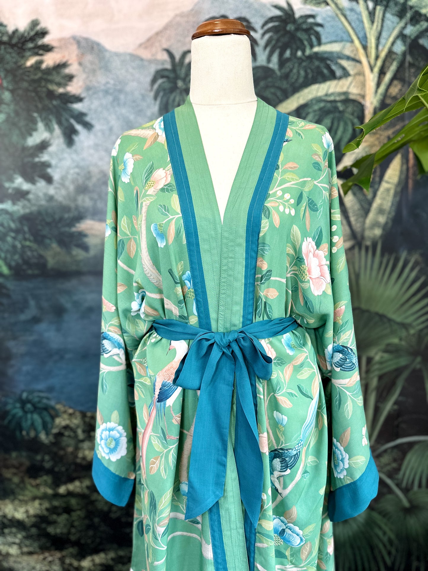 Camellia Robe- Green