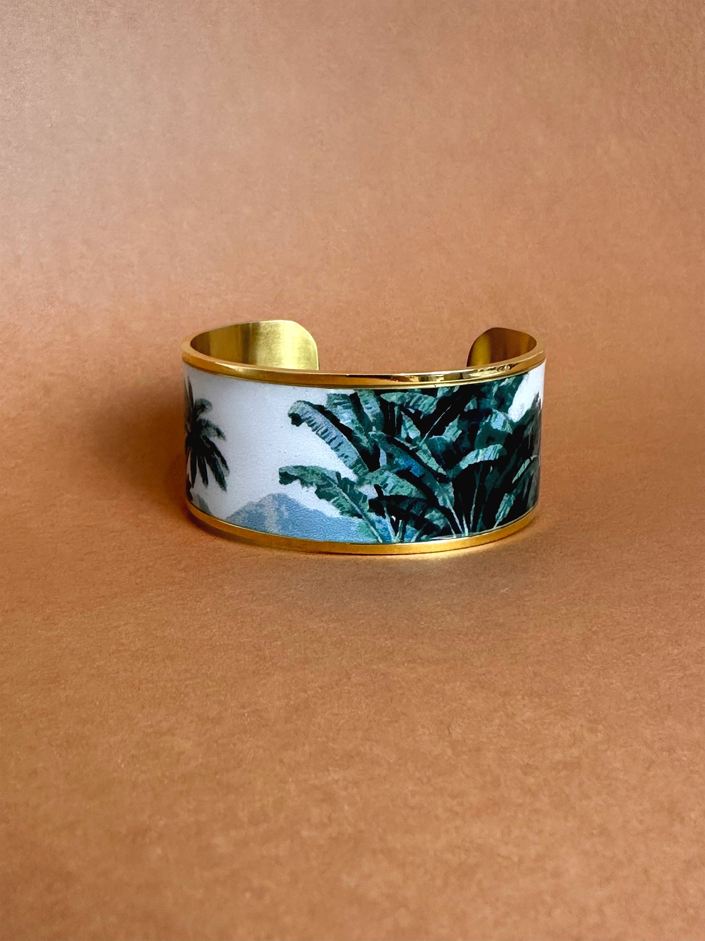 Palm Resin Cuff- LOW IN STOCK!!!!