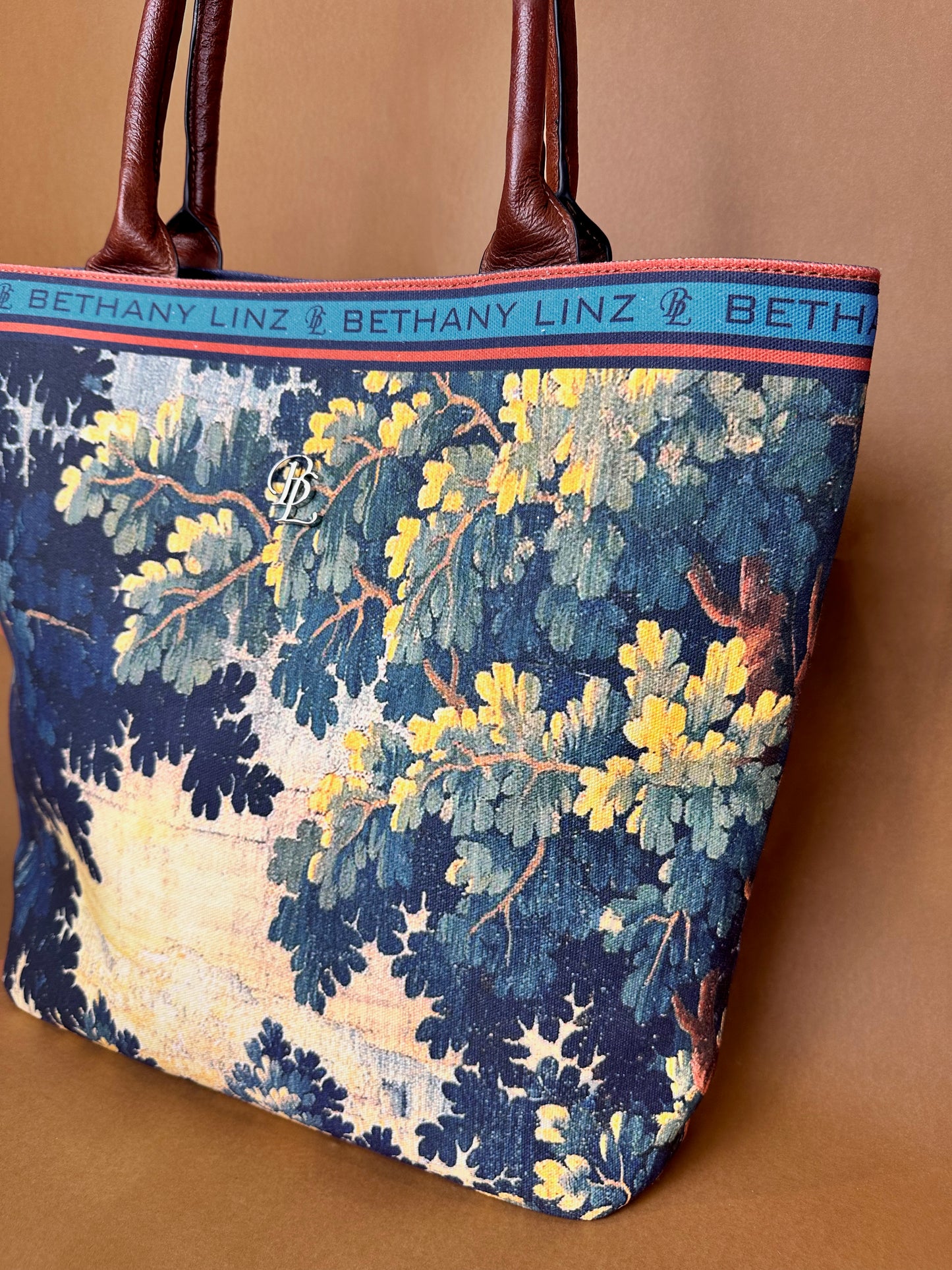 French Summer Tapestry - Large Tote Bag