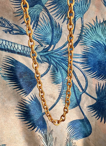 Shimmer Gold Chain Necklace