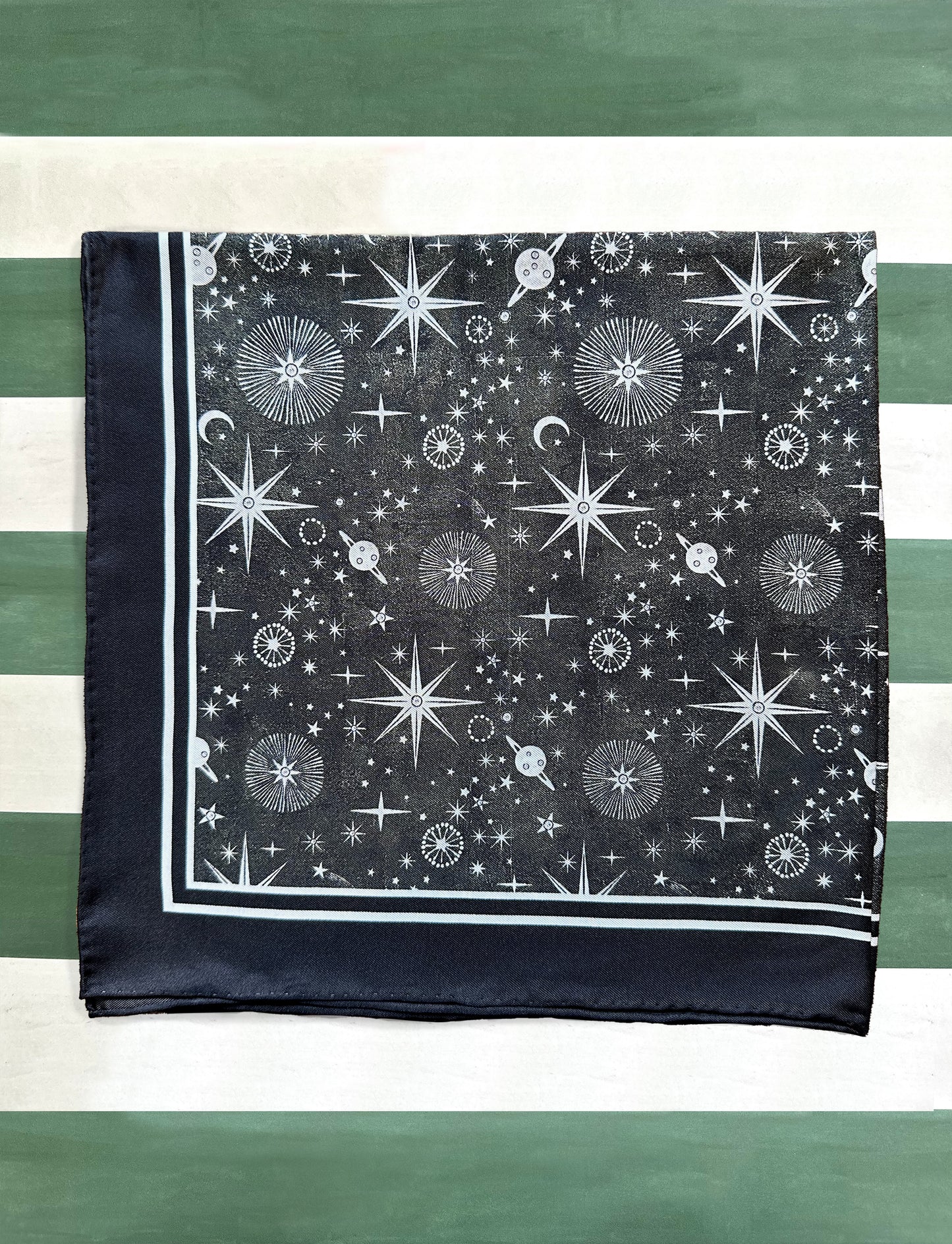 The Milky Way Silk Twill Scarf 50cm x 50cm - NEW